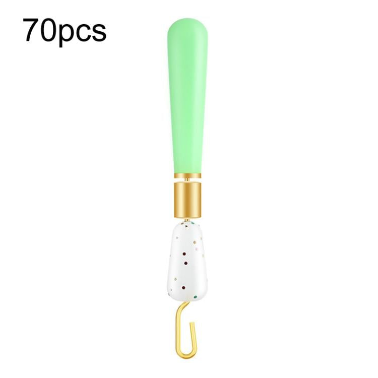 70pcs Copper-Head Rotating Float Seat Quick Leader Clip Fishing Float, Spec: Medium