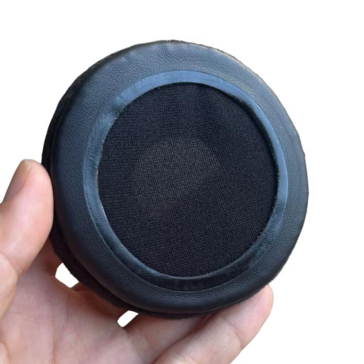 1pair Universal Velvet Sponge Foam Ear Pads For Over-Ear Headphones 90mm Gray