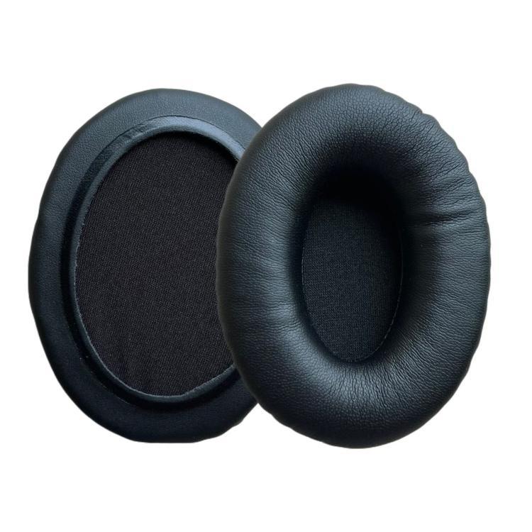 2pcs Universal Oval-shaped Ear Pads for Over-Ear Headphones Replacement Protein Leather Ear Cushions 70x90mm