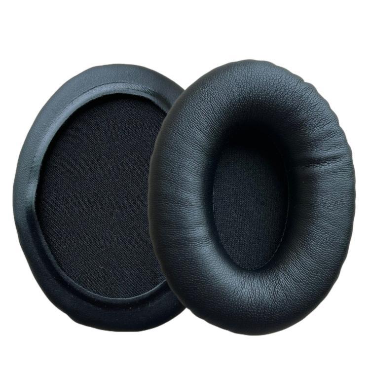 2pcs Universal Oval-shaped Ear Pads for Over-Ear Headphones Replacement Protein Leather Ear Cushions 75x95mm