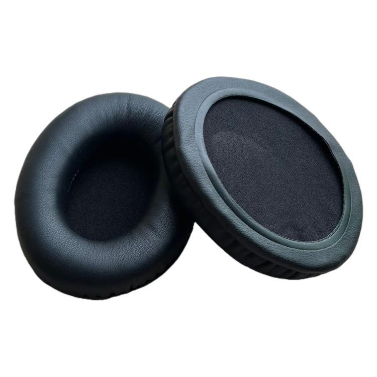 2pcs Universal Oval-shaped Ear Pads for Over-Ear Headphones Replacement Protein Leather Ear Cushions 80x100mm