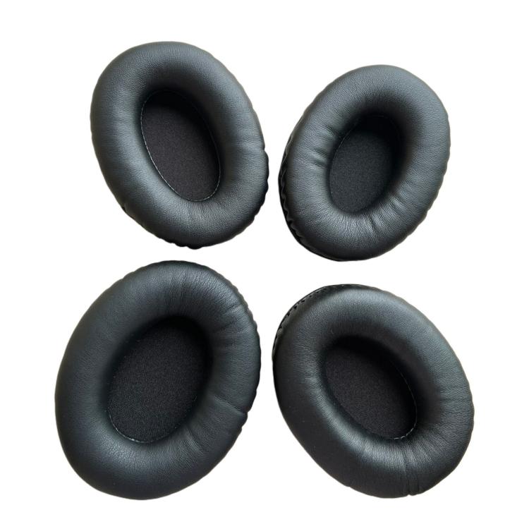2pcs Universal Oval-shaped Ear Pads for Over-Ear Headphones Replacement Protein Leather Ear Cushions 75x95mm