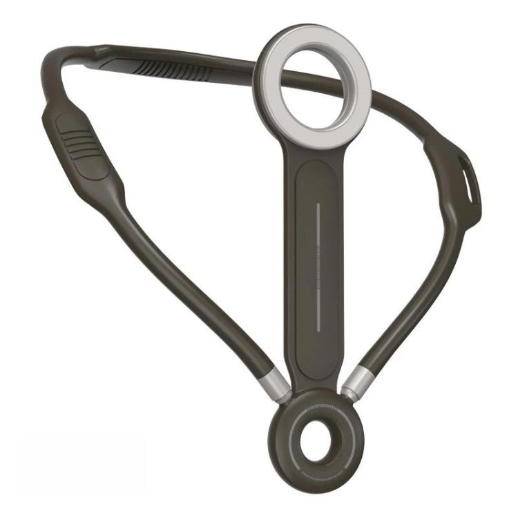 Outdoor Live Streaming Selfie Neckband Magnetic Phone Holder - Palm Black