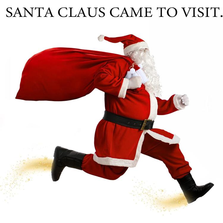 70x50cm Velvet Santa Drawstring Bag Jumbo Holiday Candy Sack Christmas Gift Bags With Cinch Closure