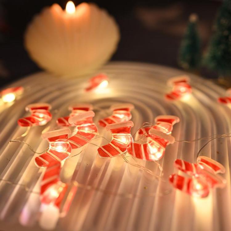 5m 50 Lights LED Christmas Decoration Sock Light Holiday Ambience Christmas Tree Lights String