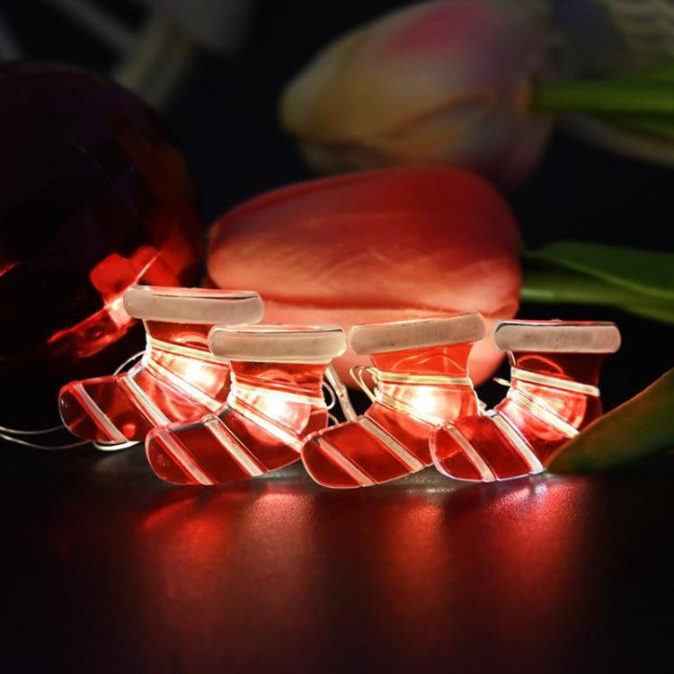 5m 50 Lights LED Christmas Decoration Sock Light Holiday Ambience Christmas Tree Lights String