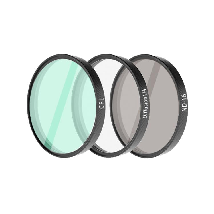 For DJI Osmo Action 6 Camera Lens Filter CPL+ND16+Diffusion1/4