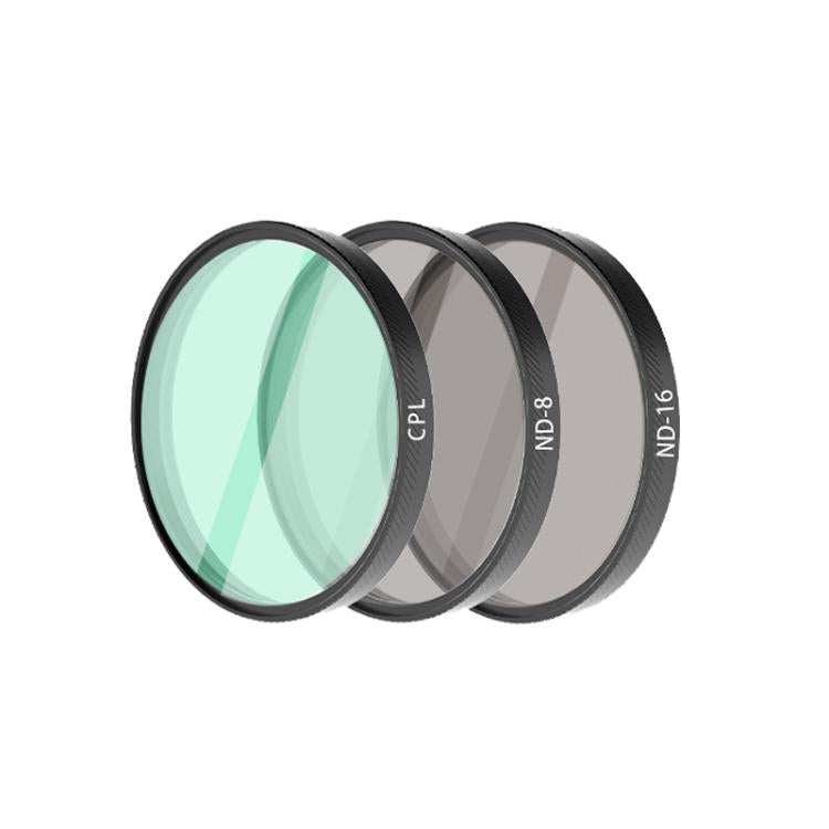 For DJI Osmo Action 6 Camera Lens Filter CPL+ND8+ND16