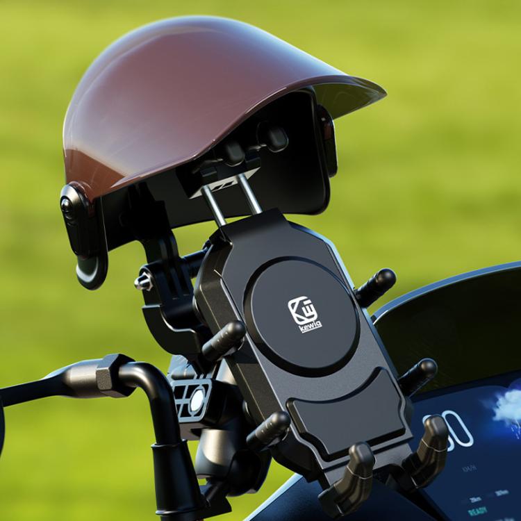 Kewig ZYM-2 Bike Phone Mount Sun Visor Bike Mount Rainproof Helmet