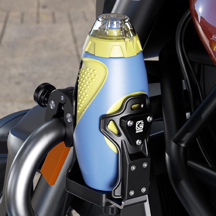 Kewig SHJ-3 Large-Capacity Bicycle Water Bottle Cage Motorcycle Quick-Release Base Drink Holder