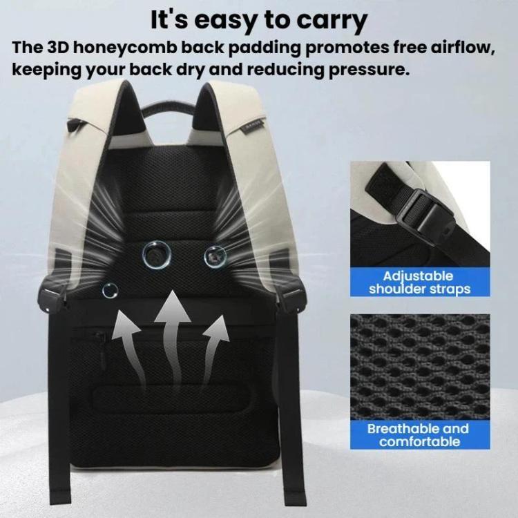 BANGE 7856 Casual Lightweight Laptop Bag Large-Capacity Travel Backpack