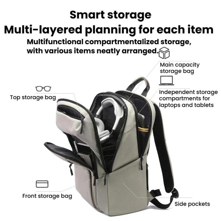 BANGE 7856 Casual Lightweight Laptop Bag Large-Capacity Travel Backpack