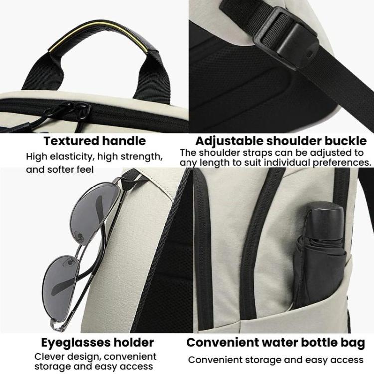 BANGE 7856 Casual Lightweight Laptop Bag Large-Capacity Travel Backpack