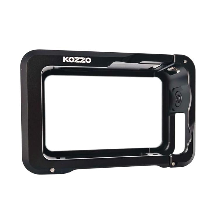 For DJI Osmo Action 6 kozzo DJ101 Metal Rabbit Cage Sports Camera Dual Opening Aluminum Alloy Expanding Protective Bezel
