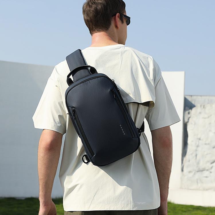 BANGE BG-3077 Men Lightweight Chest Pack Casual Large-Capacity Crossbody Bag