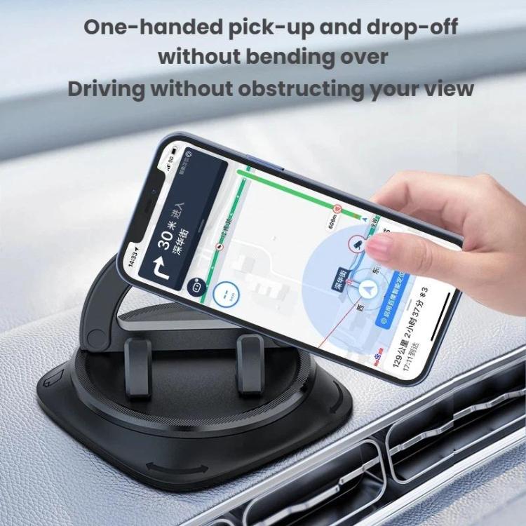 Car Dashboard Navigation Phone Anti-slip Mat Clip-on Mounting Bracket - ZM17