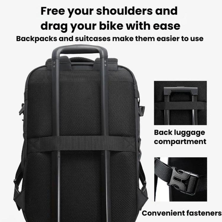 BANGE 7875-1 Vacuum Compression Backpack Unisex Large-Capacity Travel Backpack
