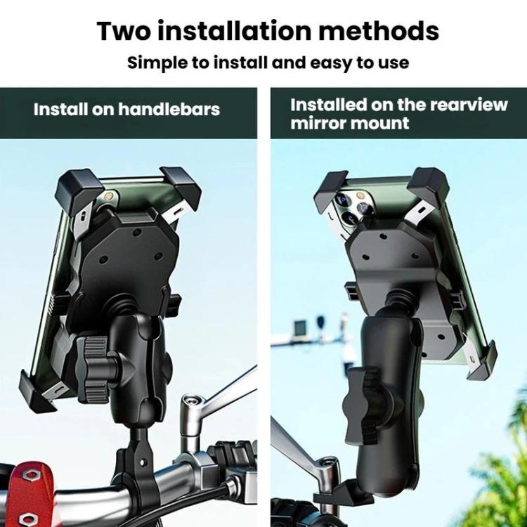 Kewig M11-C2 Motorcycle Elevated Phone Holder Bicycle Navigation Phone Holder Base