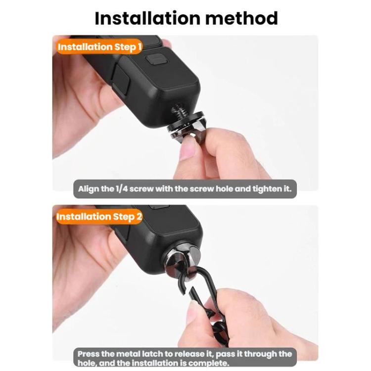 BRDRC Action Camera Anti-Loss Wrist Strap for Action Cameras, DV And Mobile Phones, Color: Pink