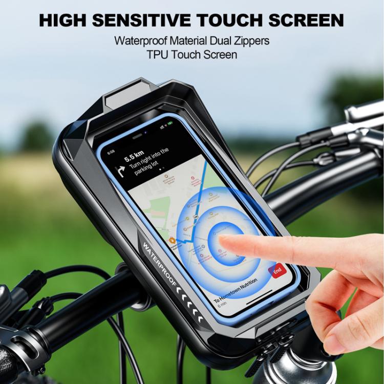 Kewig M30-A Outdoor Cycling Phone Rainproof Bag Touch-Screen Compatible Phone Waterproof Mount
