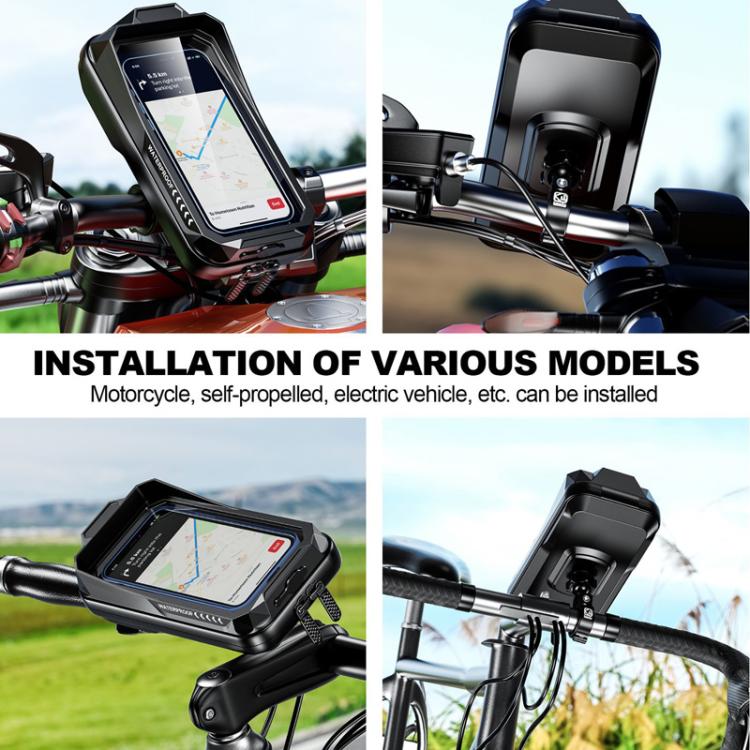 Kewig M30-A Outdoor Cycling Phone Rainproof Bag Touch-Screen Compatible Phone Waterproof Mount