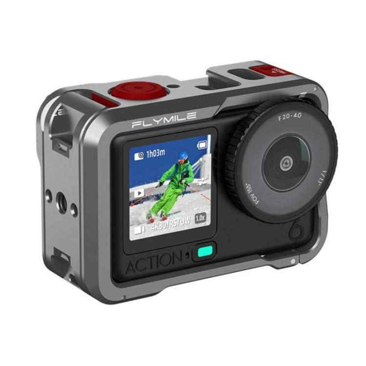 For DJI Osmo Action 6 Flymile Action Camera Extended Metal Protective Frame - AC6009