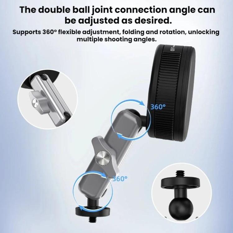 Flymile Car Suction Cup Mount For DJI Osmo Pocket 3 / Osmo Action 6 / 5 Pro - FLY052