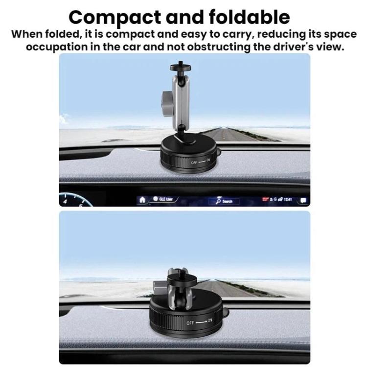 Flymile Car Suction Cup Mount For DJI Osmo Pocket 3 / Osmo Action 6 / 5 Pro - FLY052