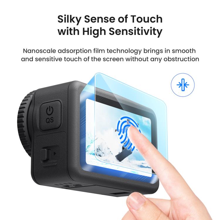 For DJI Osmo Action 6 aMagisn 9H Hardness Tempered Glass Screen Protector 1 Pack
