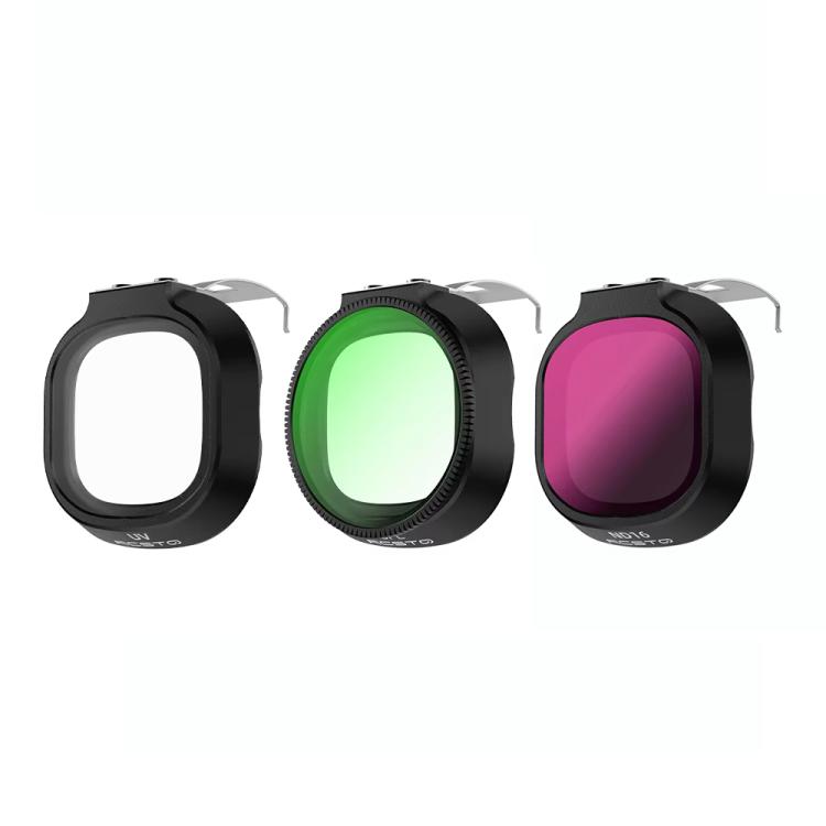 For DJI Neo 2 RCSTQ Filters Drone Polarizers Flying Camera Soft Lens Light Reducing Lens Accessories, Spec: UV+CPL+ND16
