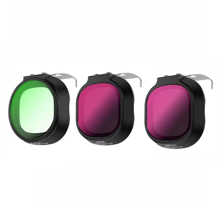 For DJI Neo 2 RCSTQ Filters Drone Polarizers Flying Camera Soft Lens Light Reducing Lens Accessories, Spec: CPL+ND8+ND16