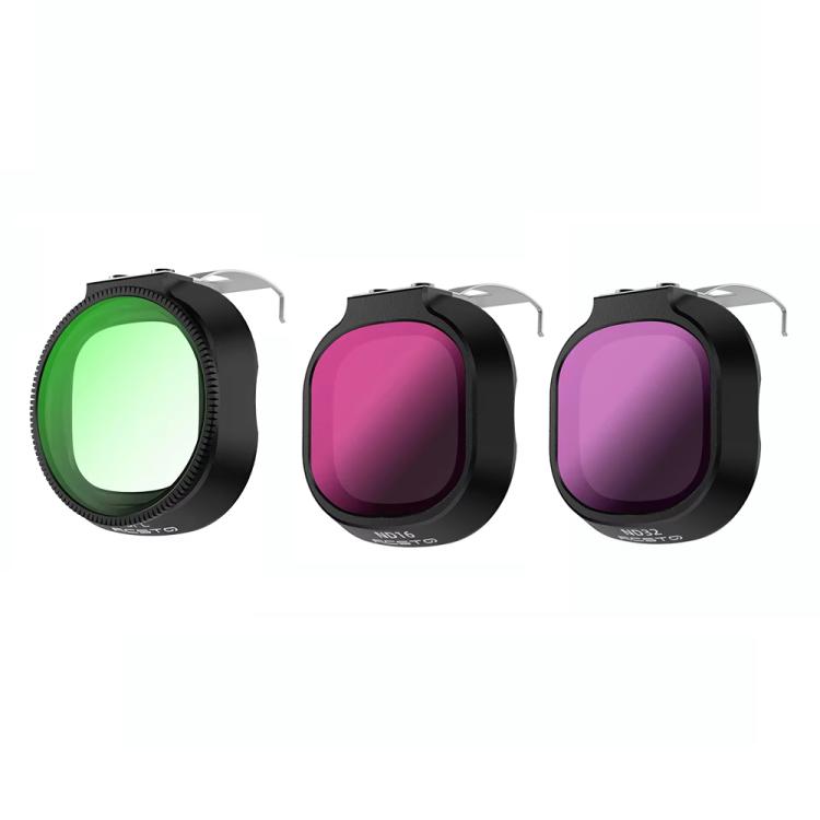 For DJI Neo 2 RCSTQ Filters Drone Polarizers Flying Camera Soft Lens Light Reducing Lens Accessories, Spec: CPL+ND16+ND32