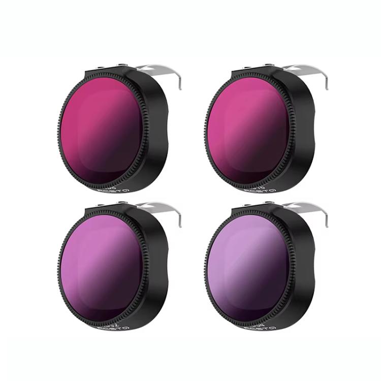 For DJI Neo 2 RCSTQ Filters Drone Polarizers Flying Camera Soft Lens Light Reducing Lens Accessories, Spec: ND8/PL+ND16/PL+ND32/PL+ND64/PL