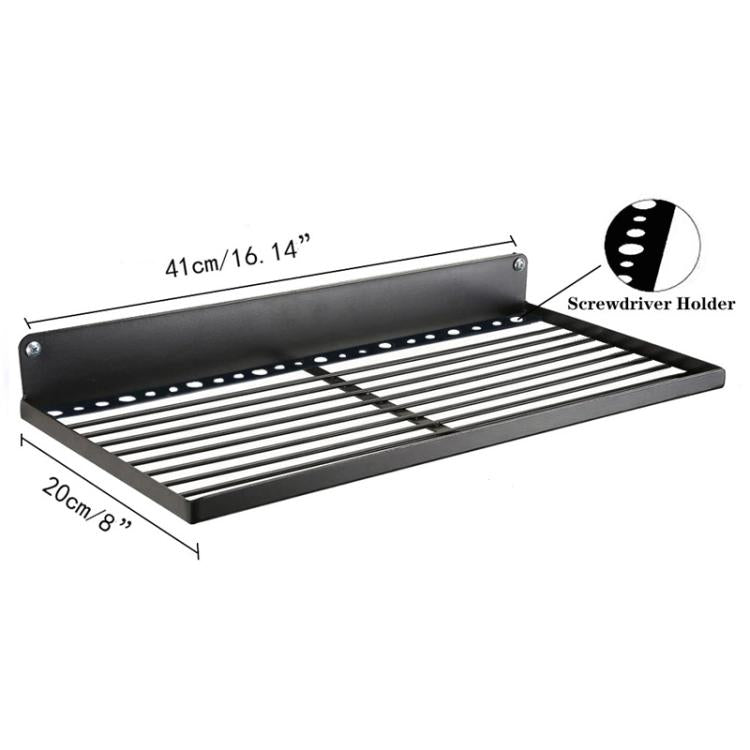Drill Screwdriver Tool Storage Rack Wall-Mounted Tool Storage Shelf, Spec: Single