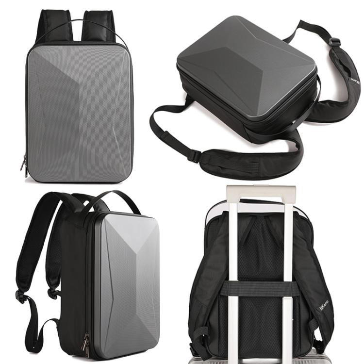 For DJI Neo 2 BKano Physical Smooth Flying Kit Organizer Bag Double Shoulder Hard Shell Bag - Dark Gray