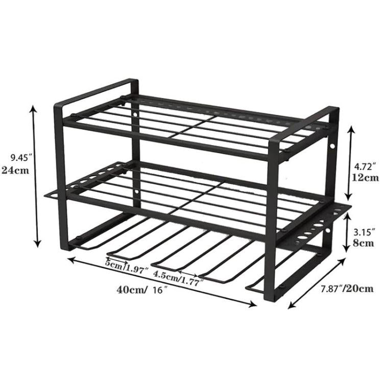 Power Tool Storage Rack Wall-Mounted Hardware Tool Rack, Spec: 3 Layers