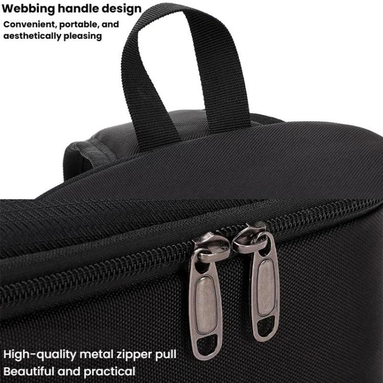 For DJI Neo 2 BKano Outdoor Portable Hard Shell Smooth Fly Kit Organizer Bag Mini Chest Bag - Black