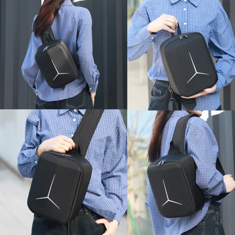 For DJI Neo 2 BKano Outdoor Portable Hard Shell Smooth Fly Kit Organizer Bag Mini Chest Bag - Black