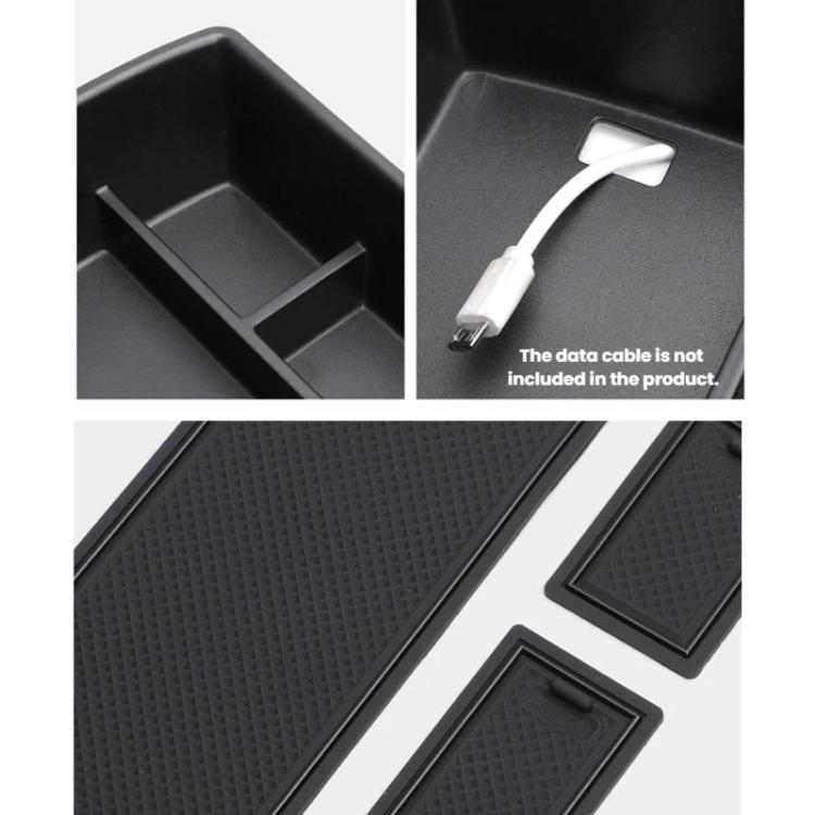 For 2024-2026 Leapmotor C10 Center Console Armrest Storage Box - Black