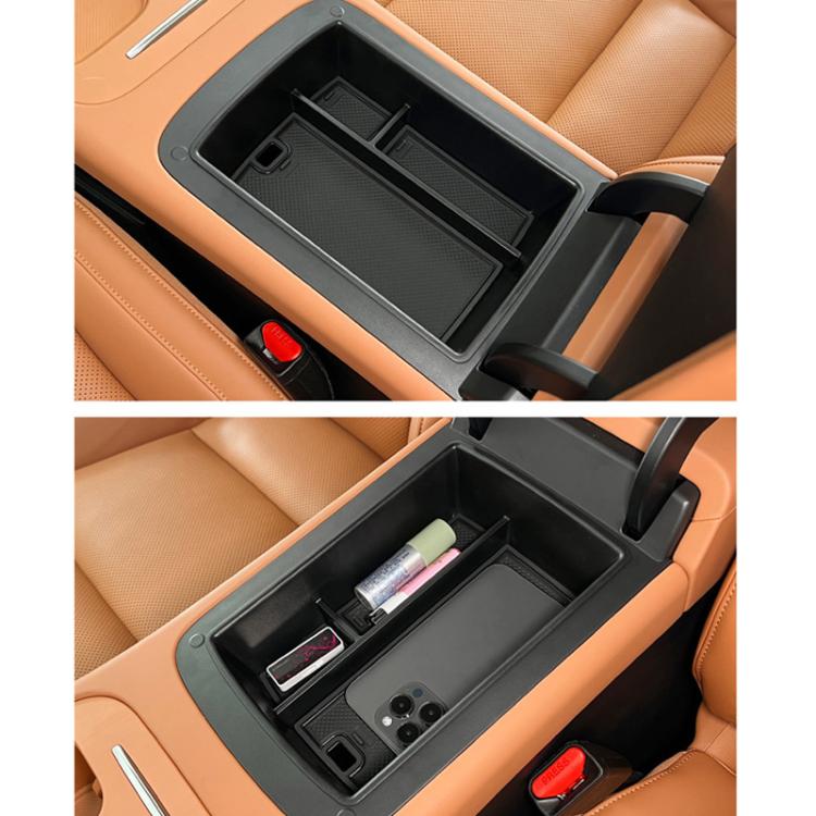 For 2024-2026 Leapmotor C10 Center Console Armrest Storage Box - Black