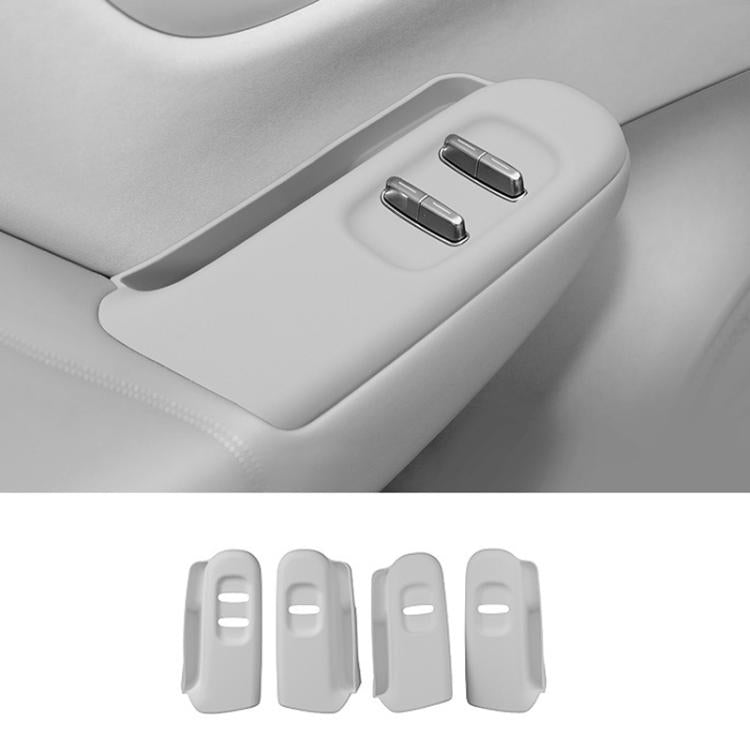 For Leapmotor B10 Left-Hand Drive Glass Lift Panel Silicone Anti-Slip Protection Pad