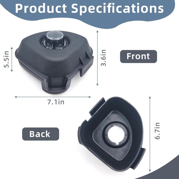 Replacement Lid For Vitamix 48 Oz & 32 Oz Advance Container Leak-Proof Cover