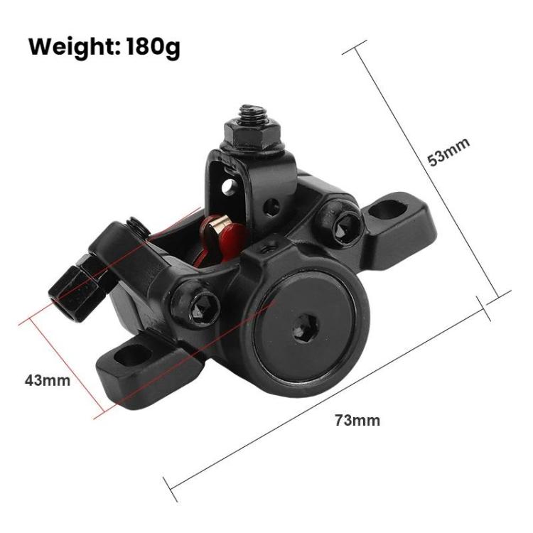 For Niu KQi3 / KQi2 AIMITE Electric Scooter Disc Brake TZD-208 - Black