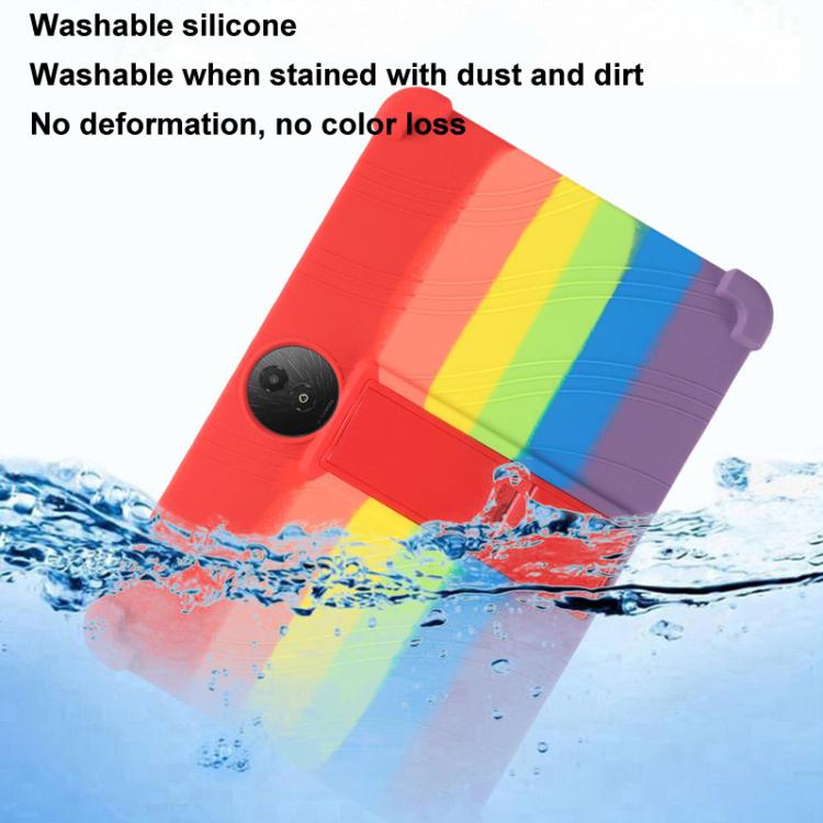 For TCL NXTPAPER 11 Plus Shockproof Silicone Case Tablet Protective Cover With Holder