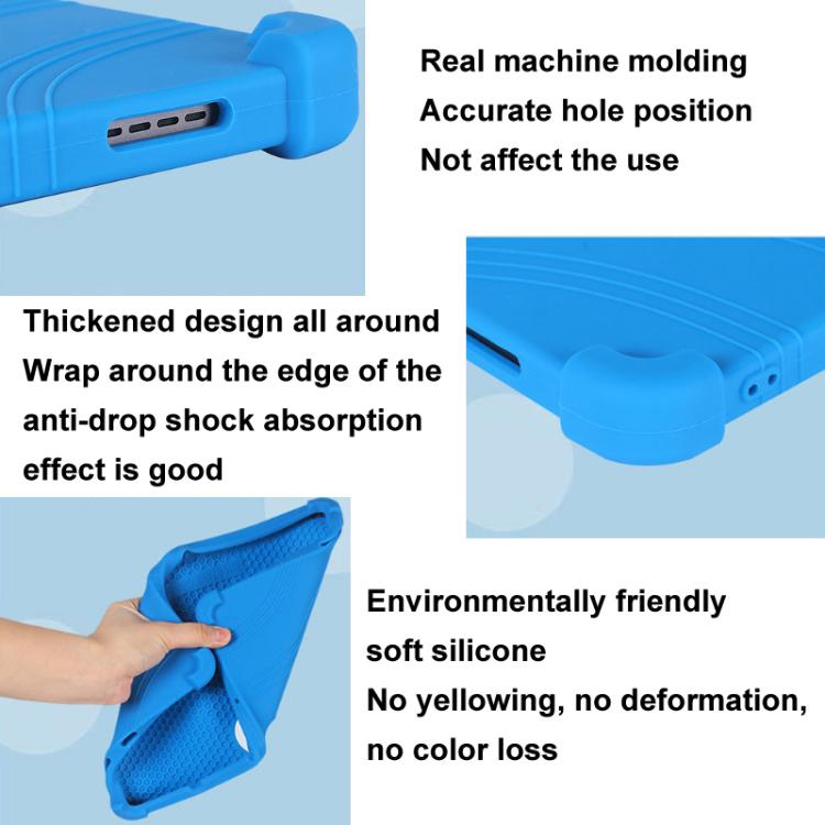 For TCL NXTPAPER 11 Plus Shockproof Silicone Case Tablet Protective Cover With Holder