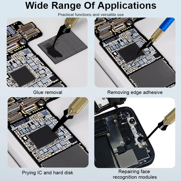 RELIFE TK5 8 In 1 Multi-functional Mobile Phone Repair Blade Set Pry IC Chip CPU Layers Scrape Edge Rubber Degumming Tool