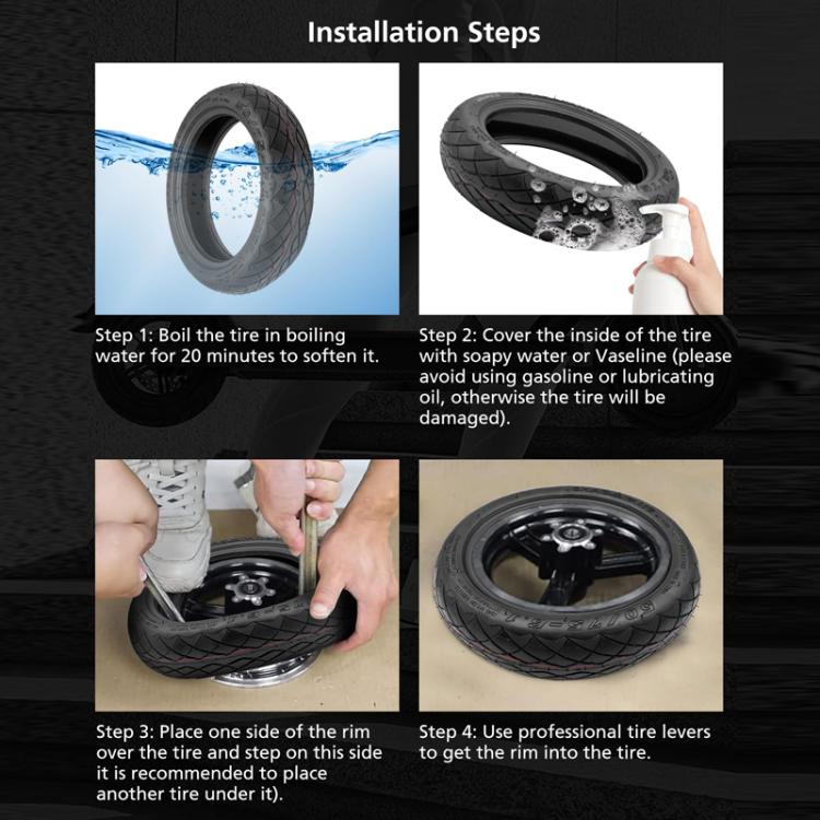 For Xiaomi Mijia M365 Pro AIMITE Scooter Jelly Tube Tire - 50/75-6.1