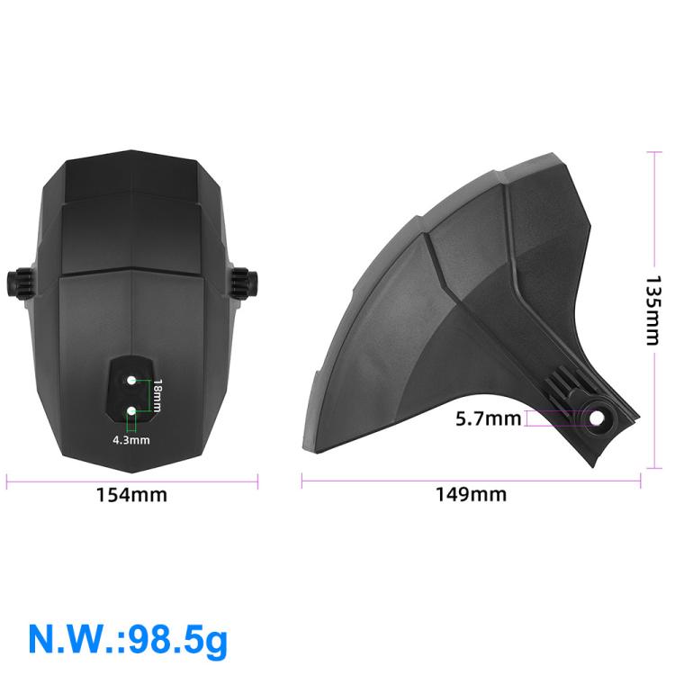For Kukirin G3 / G4 AIMITE Electric Folding Scooter Rear Fender, Specification: Without Reflector