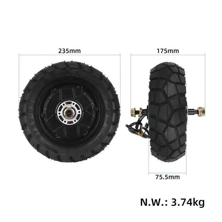 For Kukirin G2 Pro DB AIMITE 9x3.0-5.5 inch Vacuum Motor Tires - 48V/600W