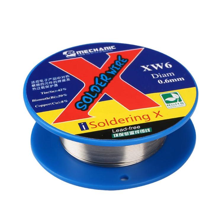 MECHANIC XW6  Lead-Free Low-Temperature Solder Wire 138-degree for Phone Repair